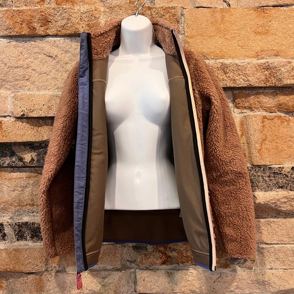 Patagonia Classic Retro-X Jacket Pampas Tan Lavender Pink Sz XS - Picture 3 of 9